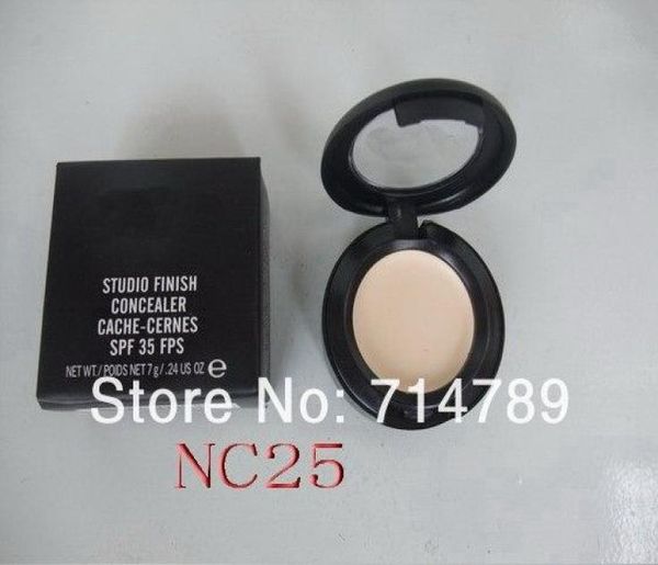 

whole new studio finish concealer cachecernes spf 35 fps 7g in box 48pcs lot4614759