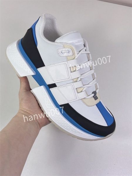 

new men women designer shoes lace low high sneakers casual womens shoe sports breathable flexible soft comfortable real leather woman traine, Black