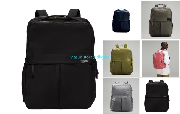 

ll 23l backpack yoga bags backpacks laptravel outdoor waterproof sports bags teenager school black grey