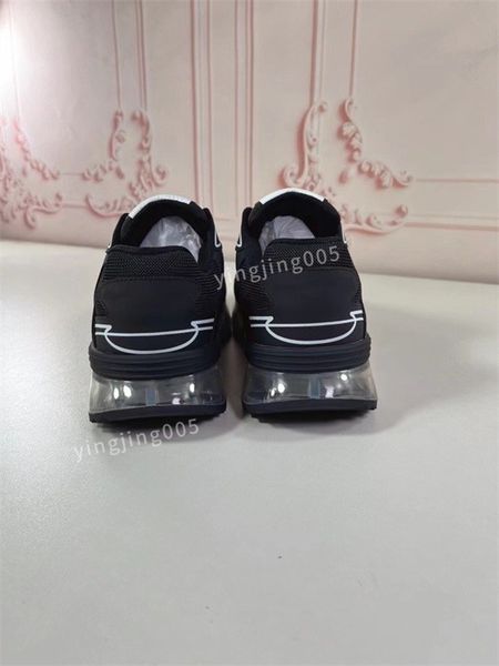 

new brand classic casual shoes for women flat sneakers panda white grey fog chunky glod, Black