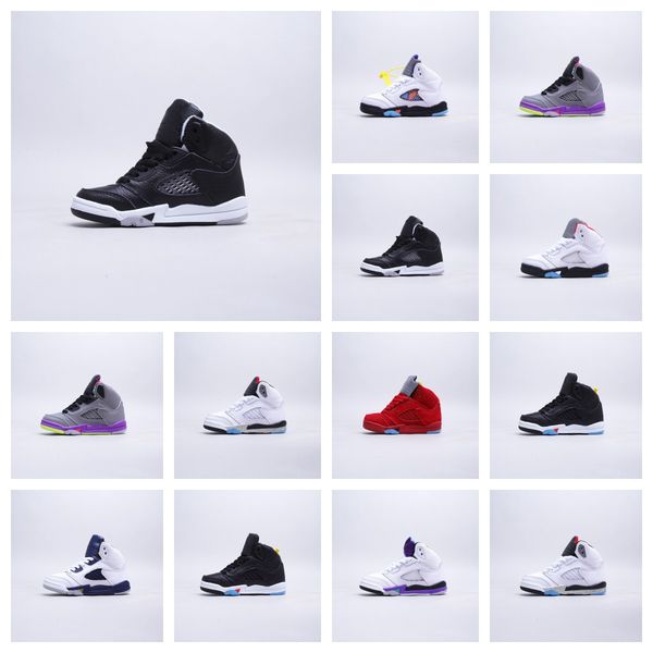 

designer kids shoes sneakers jumpman 5 5s basketball running shoe j5 baby breathable mesh shoes sneaker girls boys white black outdoor sport