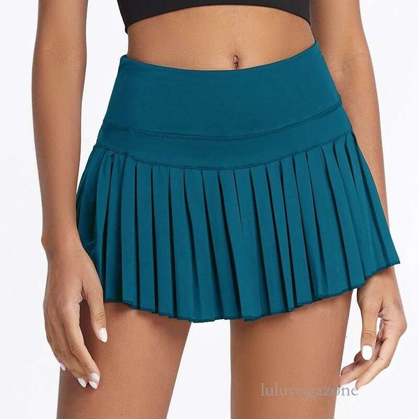 

cloud hide women safe tennis skirts xs-xxl golf running pleated coolness yoga pantskirt outdoor sports fiess gym shorts pocket high waist sk