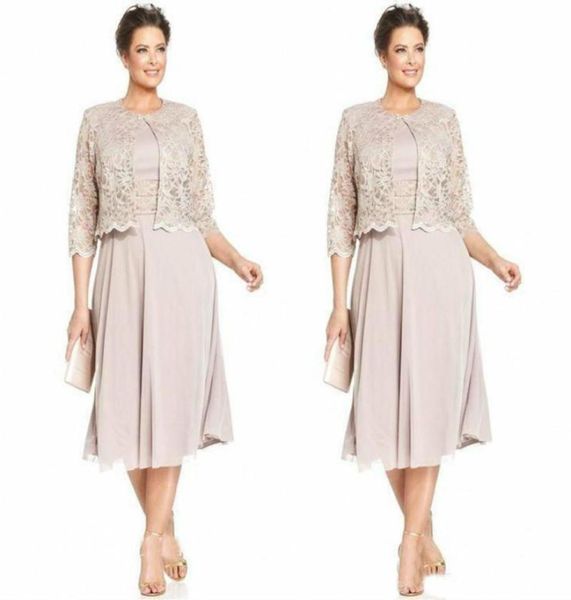 

elegant mother of the bride groom dress with jacklet chiffon lace formal wedding party gown plus size vestido de madr6498809, Black;red