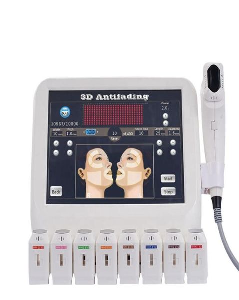 

2020 new portable 12 lines 8 cartridges wrinkle removal face lifting body slimming 3d hifu anti aging ultrasonic machine9899757