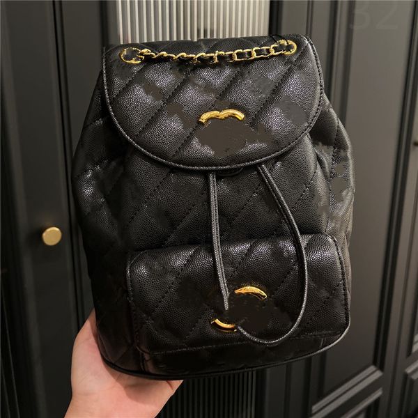 

fashion backpack 2023 channel retro decoration leather alphabet men's and women's outdoor sports travel leisure bag 02-013