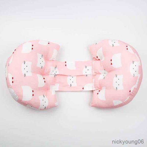 

maternity pillows comfort pillow waist cushion side sleep multi-function u-shape support belly lying sleeping