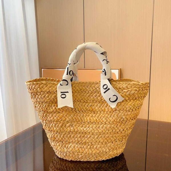 

weave beach bag sunmmer tote bag women straw weaving totes luxury handbag fashion classic large capacity shopping bags wallet