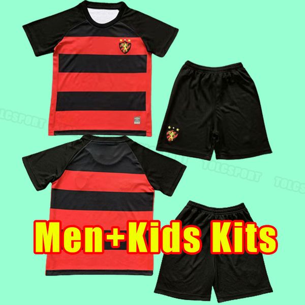 

men kids 2023 2024 sport club do recife soccer jerseys 23/24 football shirts hernane maidana thiago neves jersey camisa de leao men stripes, Black;yellow