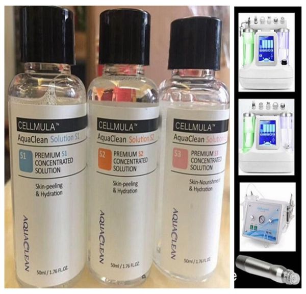 

microdermabrasion concentrated aqua peeling solution s1 s2 s3 50ml per bottle for hydra facial machine face skin serum7173210