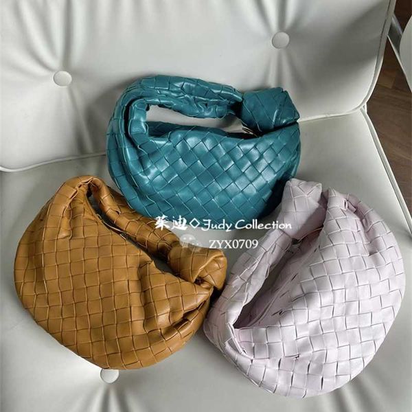

woven jodie handbag bottegas mini knotted sheepskin blue pink brown venetas dumpling bags zc