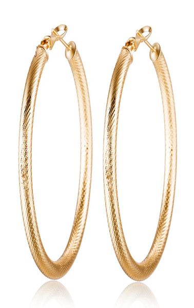 

new comings fashion womens 18k yellow gold plated hoop earrings huggie charms ear studs jewelry for party7459409, Golden;silver