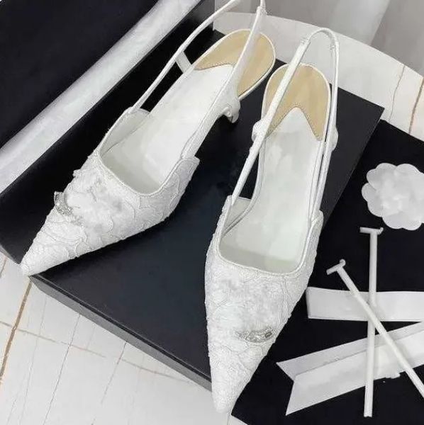 

casual shoes 2023 sandals women's autumn winter new diamond buckle satin high-heeled ladies banquet wedding high-heels shoes 35-41, Black