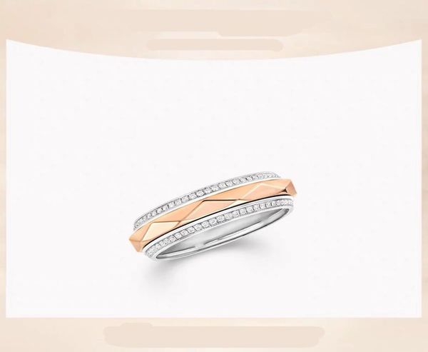 

women 10 designer diamond ring s925 sterling silver and 18k goldplated fashion luxury jewellery with gift box 22093002cz1631904
