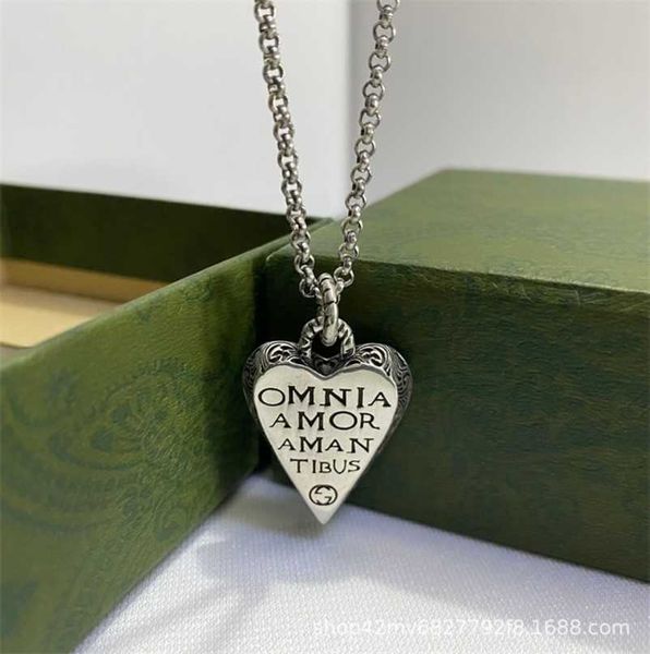 

designer jewelry bracelet necklace ring love english old vine clavicle chain couple male, Silver
