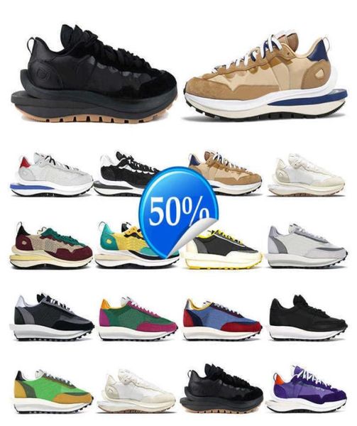 

vaporwaffle running shoes mens women sail black gum sesame blue void dark iris summit white sports sneakers trainers comfortable b7801359