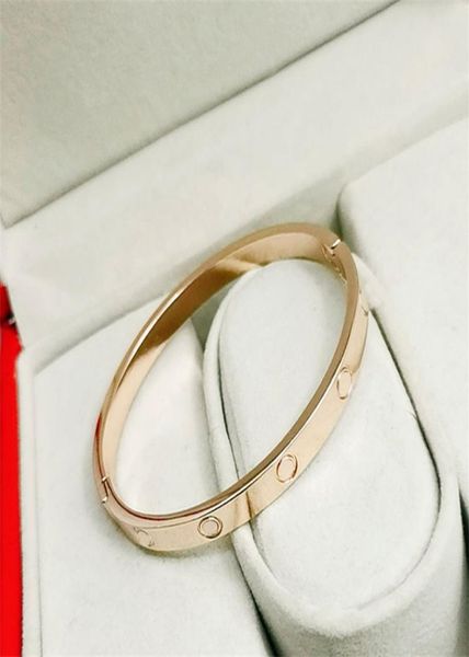 

men bracelet love bangle luxury bracelet plated silver rose gold lady screw men screwdriver spirited love valentines day fash1812185, Black