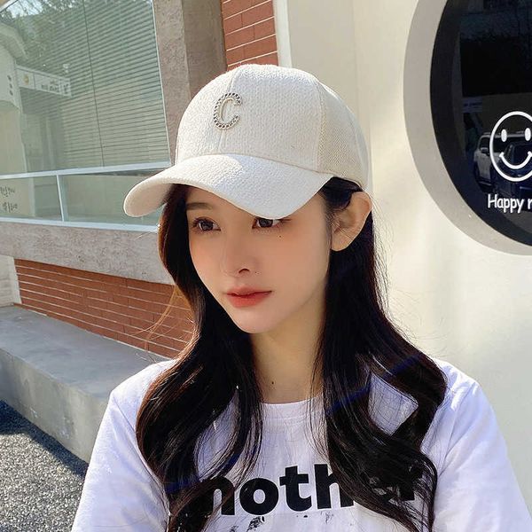 

fashion summer korean women's new summer baseball cap sunscreen sports casual sun hat fashionable duck tongue hat pretty boys and prett, Blue;gray
