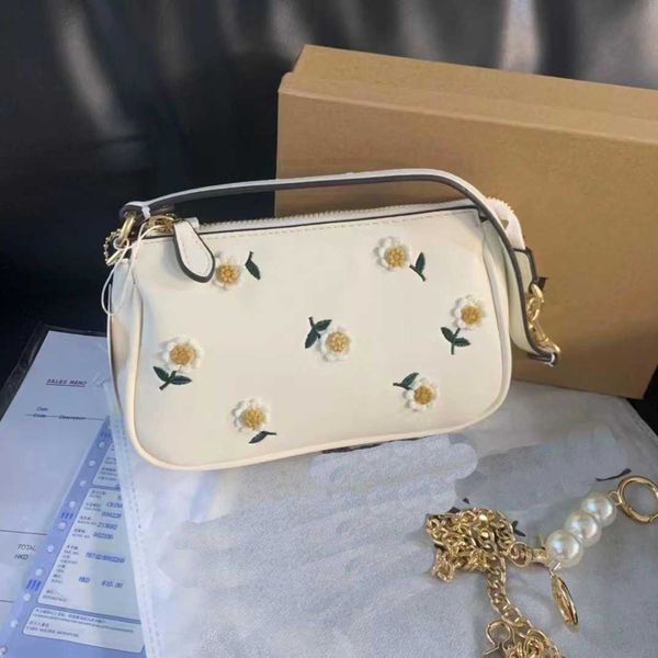 

print underarm tote bag c letter shoulder bags women designer bags chain mahjong bag small square tote bag 230420