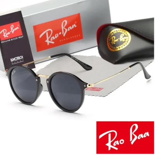 

men rao baa sunglasses classic brand retro women sunglasses luxury designer eyewear ray bans metal frame designers sun glasses woman ml 2447, White;black