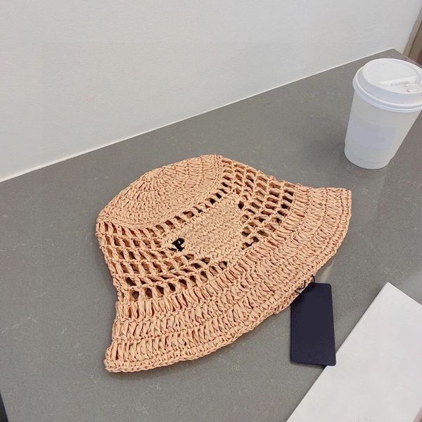 

woven designer cap summer sunshade bucket hat casquette fishing drive cappello climb shopping lightweight novel wide brim straw hat for woma, Blue;gray