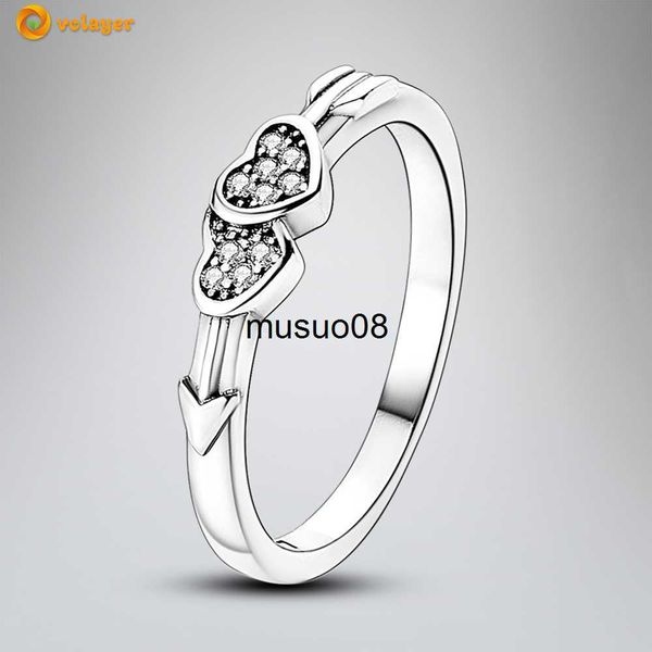 

band rings volayer 925 sterling silver rings arrow of love rings original 925 silver women rings engagement rings women jewelry making j2306