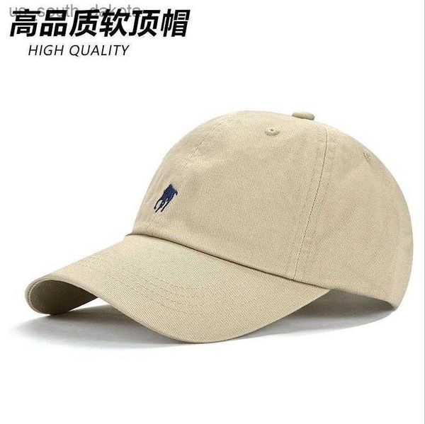 

designer luxury ralphs polos classic baseball cap rl small pony printed beach hat versatile mens and womens leisure breathable hat 0509 l230, Blue;gray