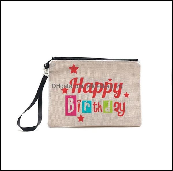 

cosmetic bags cases bags lage accessories sublimation makeup bag zipper purses wallets pouch thremal heat printing blank white han7507262