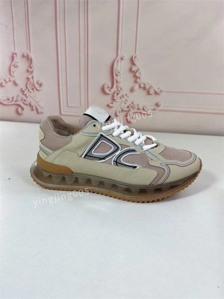 

new brand classic casual shoes for womens flat sneakers panda white grey fog chunky glod, Black