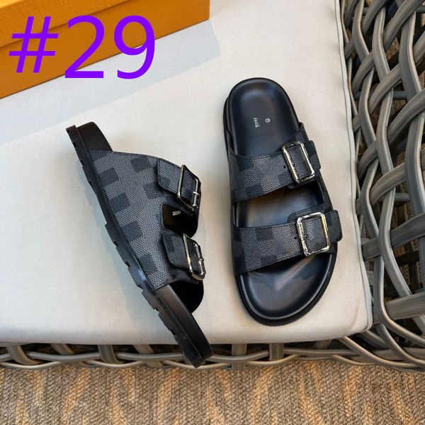 

30model new arrival man platform slippers summer beach eva soft sole sandals leisure indoor bathroom anti slip shoes, Black