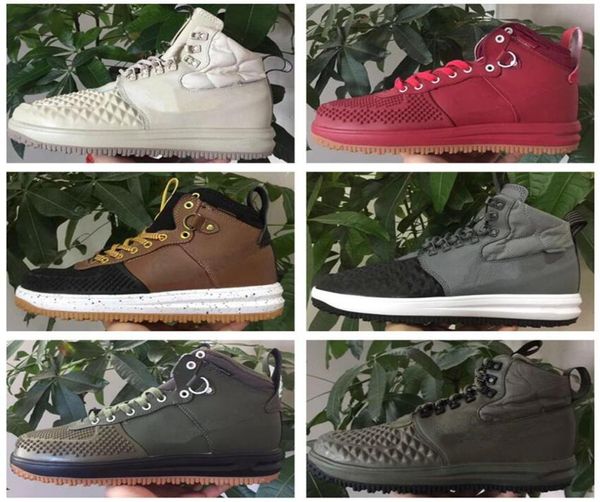 

new lf1 boots fashion lunar duckboot duckboot men039s hight leather waterproof sneakers mens shoes random eur36472226051, Black
