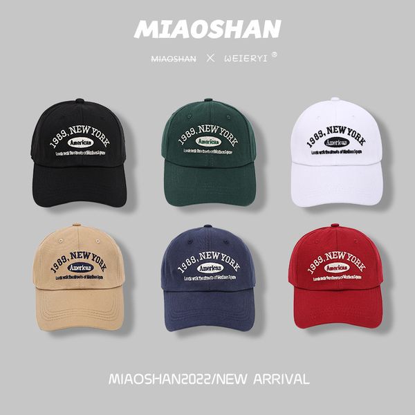 

vintage baseball cap female big head around spring and summer days embroidery duck cap summer peaked cap, Blue;gray