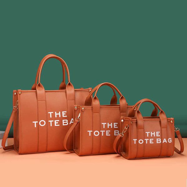 

marc tote bag high capacity handbag vintage mirrior quality shoulder crossbody bag for women leather designer totes purses 230601