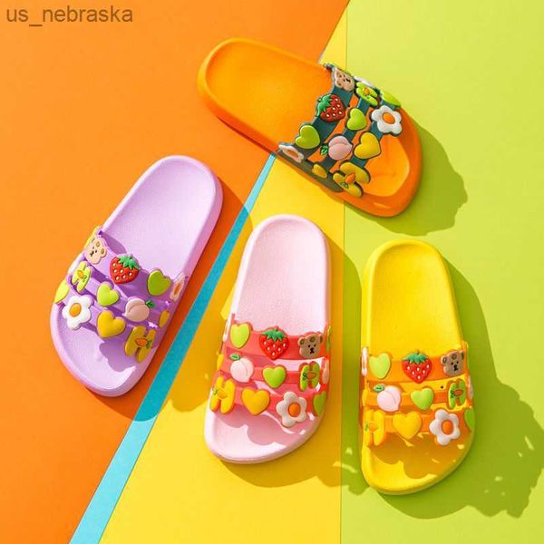 

summer girls slippers soft bottom nonslip home indoor cute slippers baby slippers cartoon slippers summer slippers for women l230518