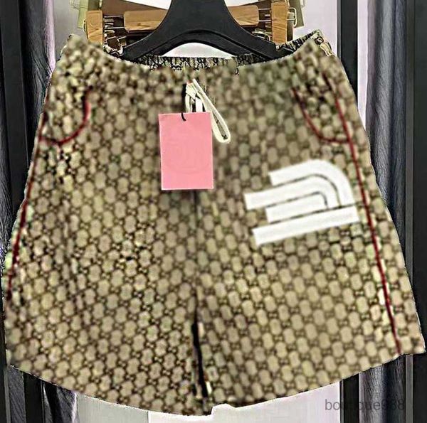 

designer mens shorts branded brown khaki mens pants luxury t shirt 2023 summer womens short hip hop trend pure breathable letter printing tr, White;black