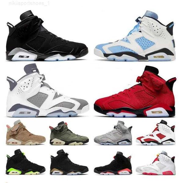 

basketball shoes jumpman 6 6s cool grey toro university blue red oreo georgetown midnight navy cactus jack black infrared unc men trainers o