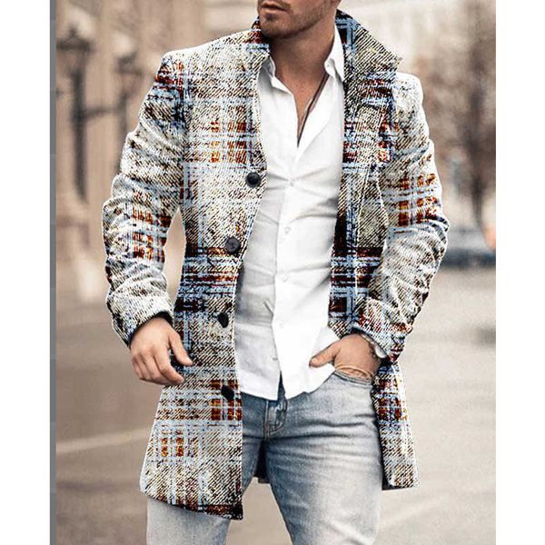 

men's coats new men's winter long coat men's autumn coats vuie, Black