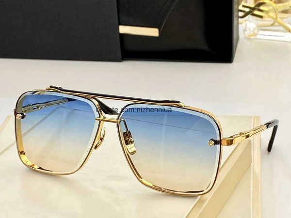 

a dita mach six original designer sunglasses for men famous classic retro luxury brand eyeglass design women uv400 hd glasses with box, White;black