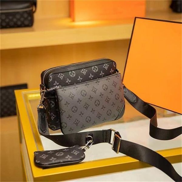 

fashion evening cross body shoulder bags wallets leather patchwork men women handbag designer handbags wallet phone bag