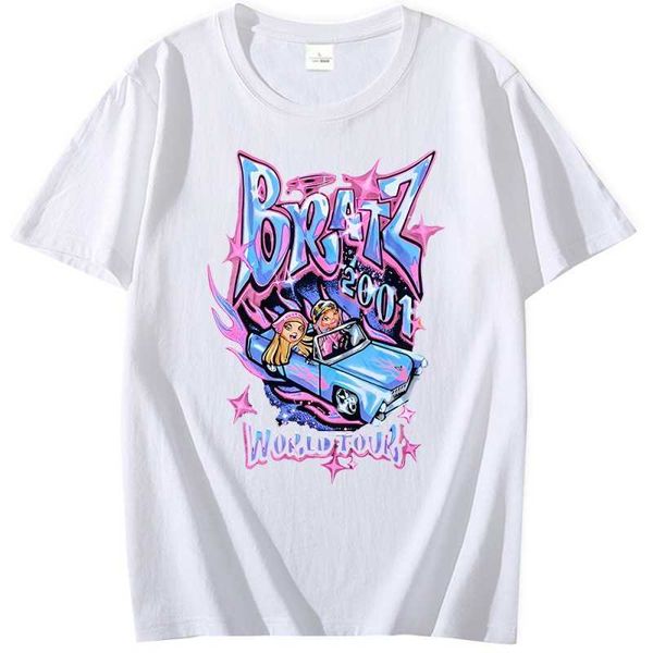

yk wholesale summer bratz shirts oversized tshirt for women menjee, White