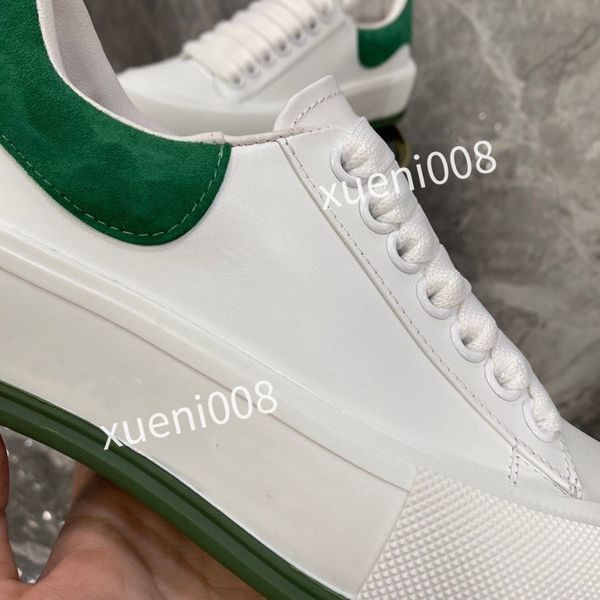 

brand fashion men quality casual shoes heel leather lace-up sneaker running trainers letters flat printed sneakers, Red;white