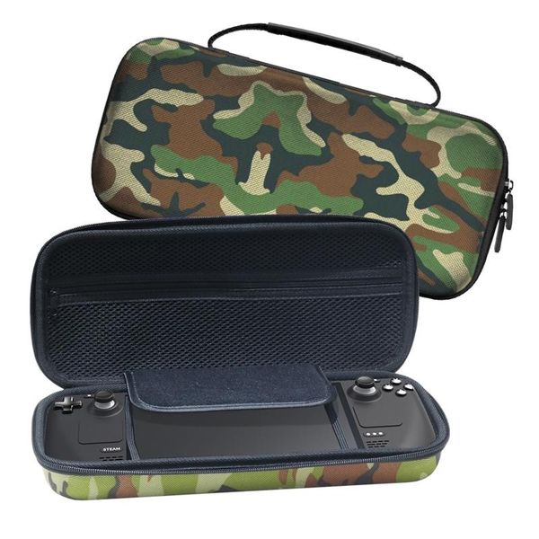 

organizer eva storage bag for steam deck game console portable handheld waterproof travel protect handbag carrying case pouch