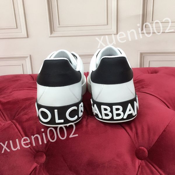 

new luxurys designer men causal shoes fashion woman leather lace up platform sole sneakers white black mens womens