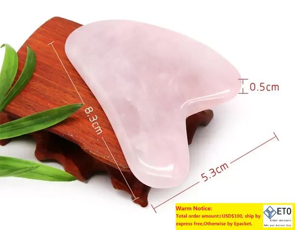 

aventurine jade gua sha face massage tool massager guasha skin care facial beauty tools quartz pink guasha natural stone healing