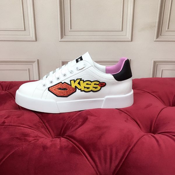 

luxury designer men womens sneaker casual shoes leather sneakers stripes white shoe flat platform walking sports trainers 0602, Black