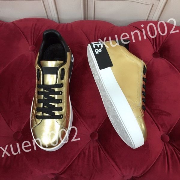 

new luxurys designer sneakers men and women casual shoes fashion white genuine leather flat sports skate shoes, Black
