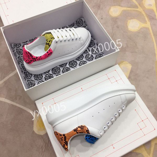 

2023brand designer quality flat sneaker casual shoes leather white letter overlays fashion platform sneakers, Black