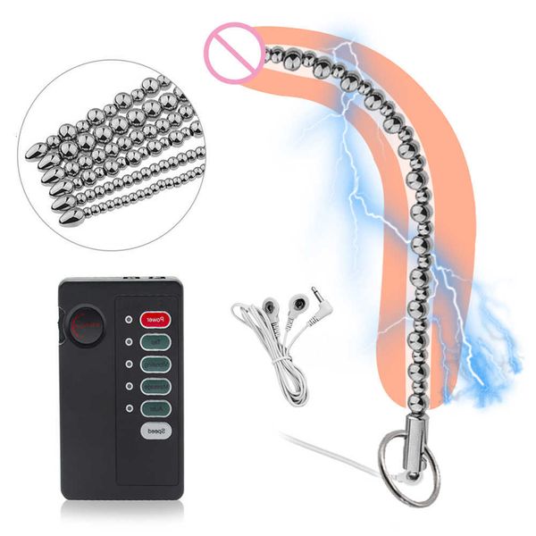 

toy massager electric shock stainless steel urethral catheter dilator horse eye stimulation insert urethra toy for men gay