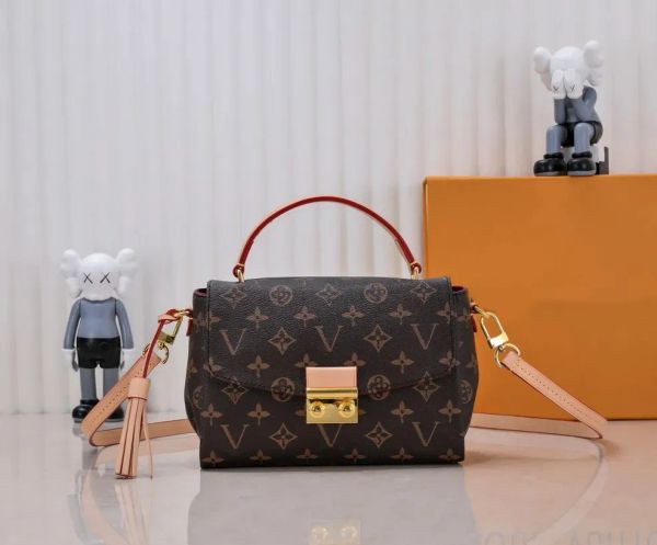 

luxury designer bags croisette women handbag messenger shoulder bag damier macrame flap plaid tassel handel fashion satchel lady presbyopic