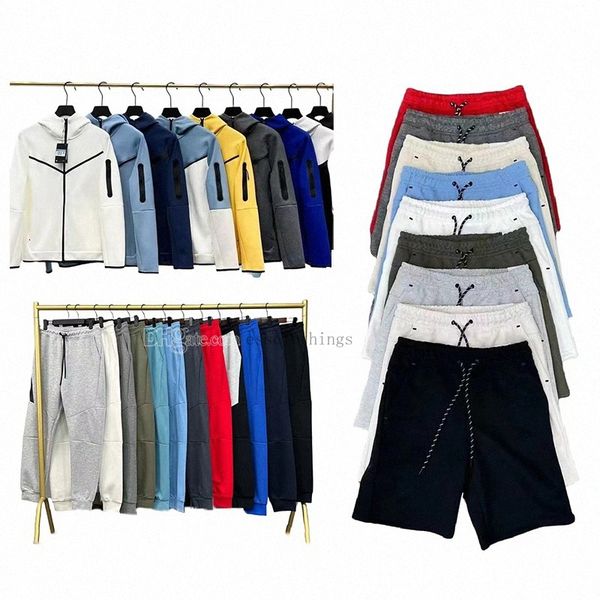 

thick tech fleece mens tracksuit designer for men and women tracksuits sports pants jogger trousers bottoms techfleece pant jogger, Black
