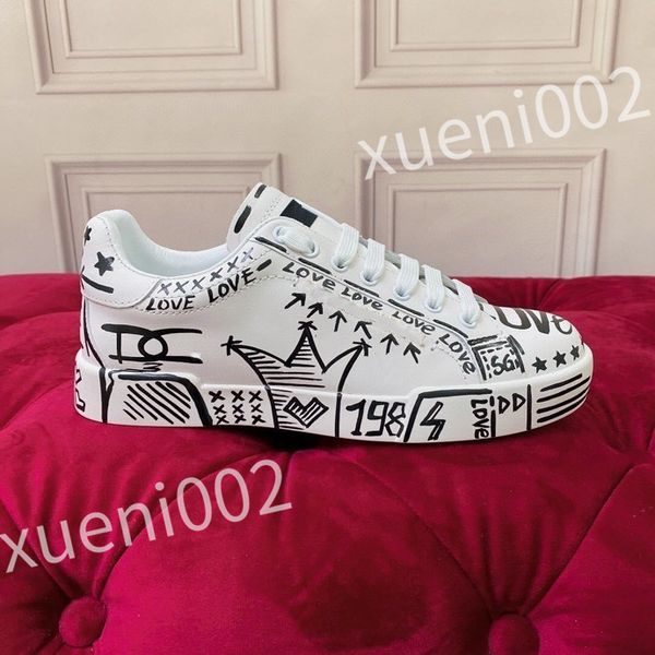 

designer sneakers men and women casual shoes fashion white genuine leather flat sports skate shoes, Black